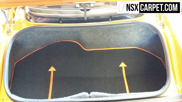 NA1/NA2 Embroidered Trunk Mat with GREYSCALE ACURA (TALL Version) LOGO