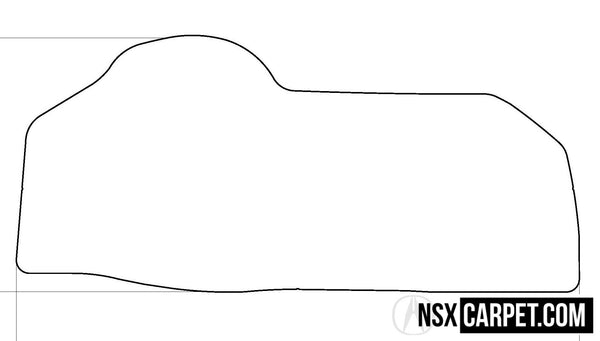 NA1/NA2 Embroidered Trunk Mat with GREYSCALE ACURA (TALL Version) LOGO