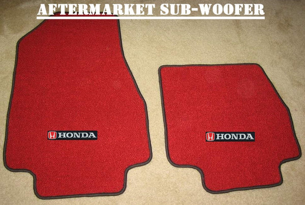 NA1/NA2 Embroidered COLORED HONDA LOGO Floor Mats (Made by NSXCarpet.Com)