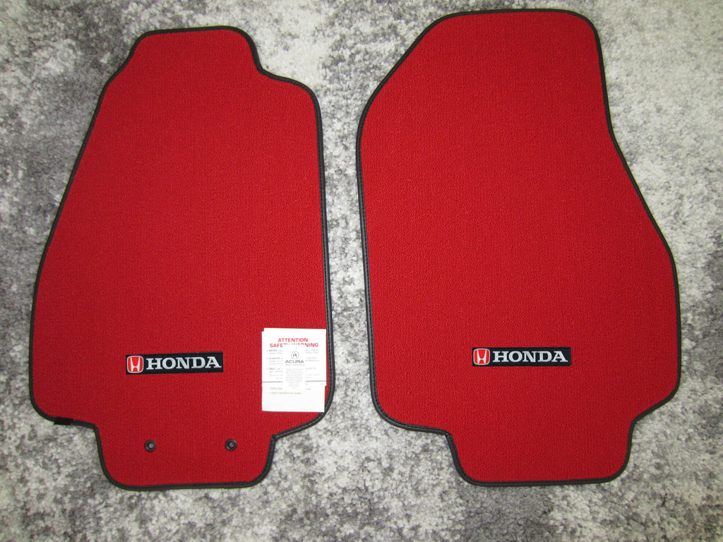 NA1/NA2 Embroidered COLORED HONDA LOGO Floor Mats (Made by NSXCarpet.Com)