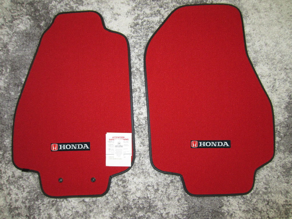 Embroidered COLORED HONDA LOGO Floor Mats (Made by NSXCarpet.Com)